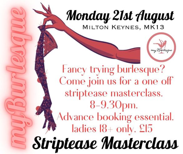 striptease master class alternative to pole dancing stripping milton keynes buckinghamshire