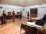UKA burlesque dance examinations in progress , Milton Keynes, Buckinghamshire